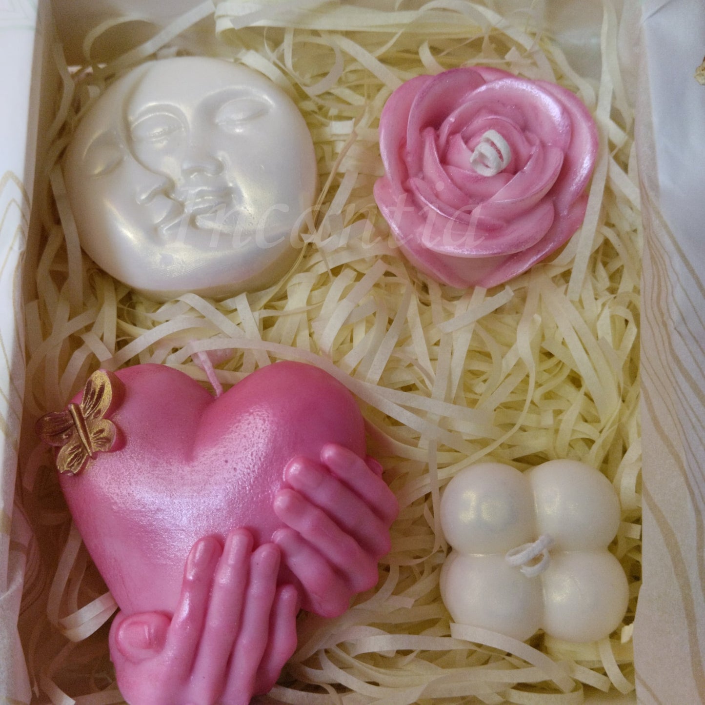 Alquimia do sentir - Conjunto de velas decorativas em cera de soja
